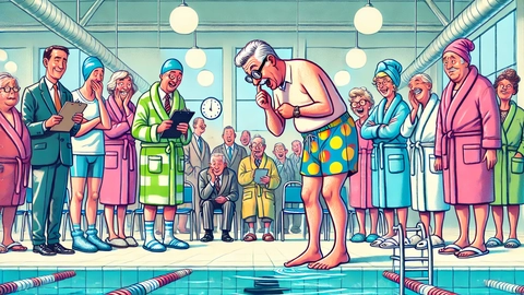 I Ballerup er det byrådet, der afgør noget så lavpraktisk som temperaturen i svømmehallen. I Høje-Taastrup blev dette spørgsmål så omdiskuteret, at byrådet blev inviteret en tur i bassinet for at mærke efter, om temperaturen virkelig var for kold.