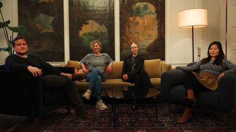 Panelet i Den Blå Time 13/3: Astrid Johanne Høg, Cille Hald Egholm og Karina Bergman
