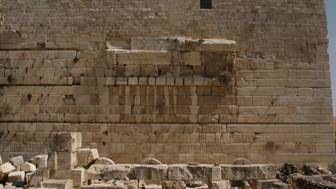 Robinsons Bue ved hjørnet af vest- og sydmur, Tempelbjerget, Jerusalem. (Foto: Brian Jefferey Beggerly / Creative Commons) 