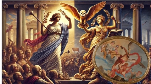 Kundskabens og videnskabens gudinde Minerva kæmper i disse år en indædt kamp mod Fama - gudinden for anderkendelse og berømmelse.