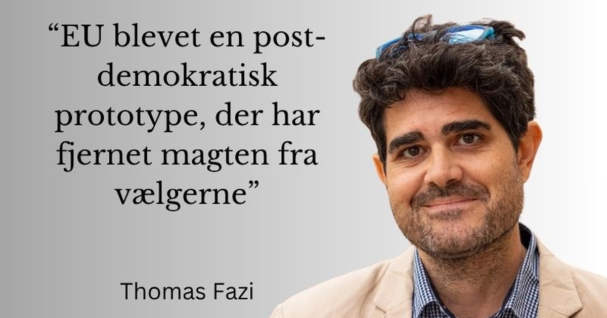 Elitesamfundets magtkonsolidering i følge Thomas Fazi